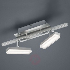 2-punktowa lampa sufitowa LED RGB Bondy z pilotem