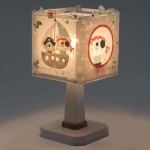 Pirates – kanciasta dziecięca lampa stołowa