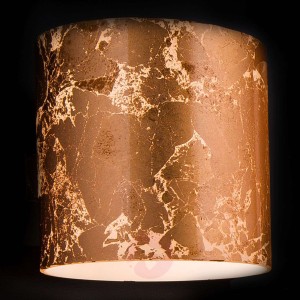 Lampa ścienna Brick z płatkową miedzią