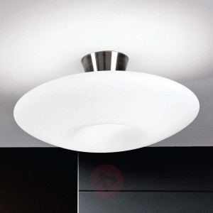 Malu lampa sufitowa z półmatowego szkła mlecznego