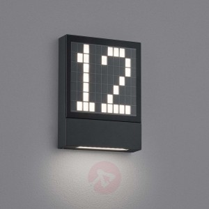 Helestra Dial oświetlenie numeru domu z aluminium