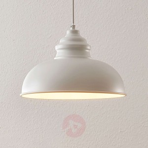 Lindby Cliona lampa wisząca biała matowa