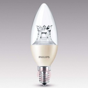 Philips żarówka świeca LED E14 3,5W 827 WarmGlow