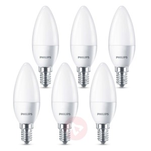 Philips żarówka LED E14 B35 5,5W matowa 6 szt.