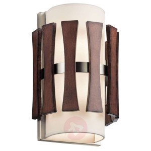 Drewniana lampa ścienna Cirus