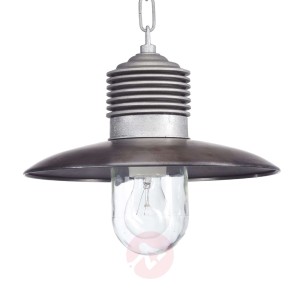 Lampa wisząca zewnętrzna Klaus aluminium-miedź