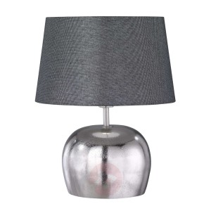 Lampa stołowa Versailles, klosz antracytowy
