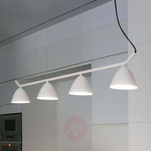4-punktowa lampa wisząca LED Flash, biała