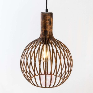 Lampa wisząca Bedouine, Ø29 cm, kolor rdzawy