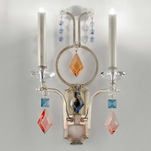 GRACIA - lampa ścienna z pryzmatami, 2-pkt.