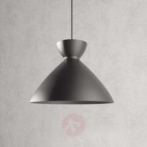 Lampa wisząca Sakura, ciemnoszara, 30 cm