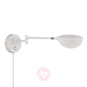 Kinkiet LED Finnley, matowo-biała, ściemniana