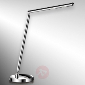 Ponadczasowa lampka biurkowa LED Glance chrom