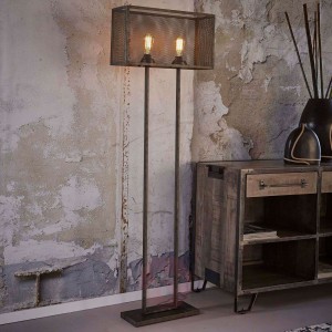 Lampa podłogowa Squaregrid, 2-punktowa