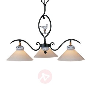 Czarująca lampa wisząca PROVENCE CHALET 3-puntkowa