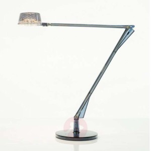 Regulowana lampa stołowa LED Aledin Dec, niebieska