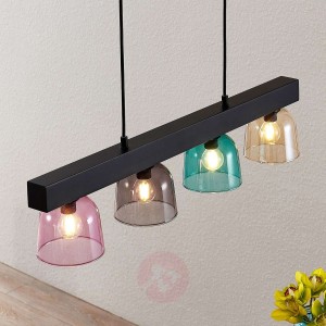 Lindby Watan lampa wisząca z kolorowymi szybkami