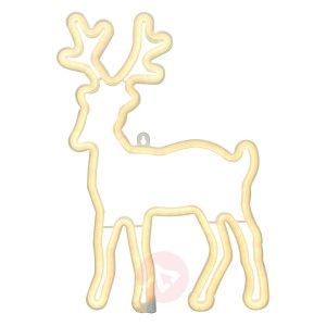 Figurka dekoracyjna LED Neonflex jeleń na zewnątrz