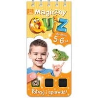 Magiczny quiz dla dzieci 5-6 lat Pomarańczowy