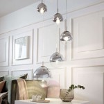 Lampa wisząca Ravena, kule szklane, 5-punktowa