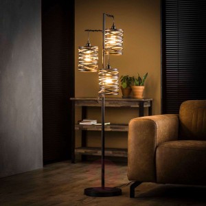 Lampa podłogowa Spindlight, 3-pkt. wysokość 150 cm