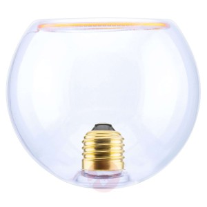 SEGULA LED-Floating-Globe 125 E27 8W przezroczysta