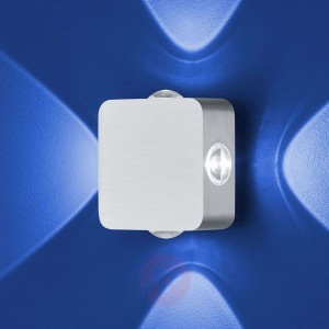 B-Leuchten Prince kinkiet LED IP54, 12 x 12 cm