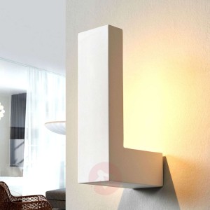Biała lampa ścienna LED CERA z ceramiki