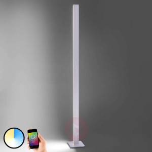 Inteligentna lampa stojąca LED Q-Cora z pilotem