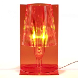 Kartell Take lampa stołowa, pomarańczowa
