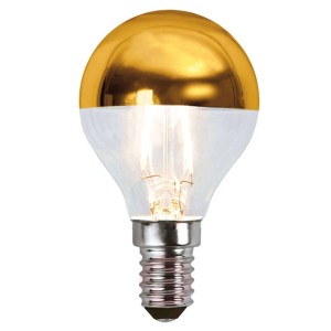 E14 1,8W 827 żarówka lustrzana LED złota