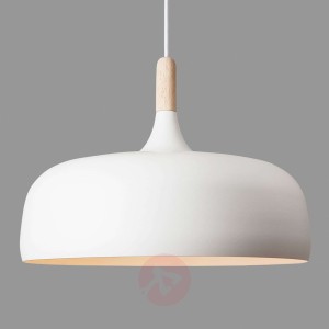ACORN - lampa wisząca z aluminium, biała