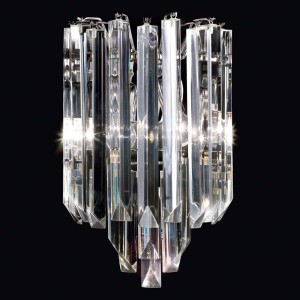 Lampa ścienna CRISTALLI ze szkła Murano