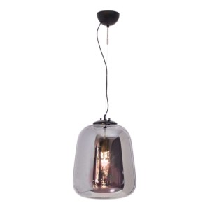 By Rydéns Leola szklana lampa wisząca szary dym