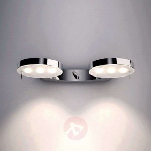 Chromowana lampa ścienna 3-LED, 2-pkt.