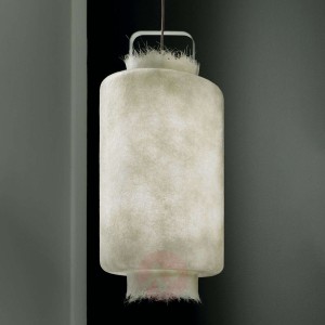 Lampa wisząca LED Kimono, włókno szklane, 40 cm