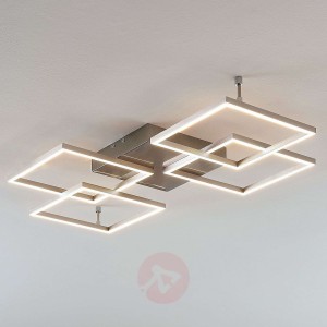Ściemniana lampa sufitowa LED Quadra, 4-punktowa