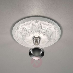 Lampa sufitowa Lilly, gips, stiukowa Ø 30 cm