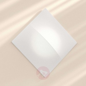Nelly S - kwadratowa lampa ścienna z materiału