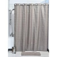 Zasłona prysznicowa Cubic Taupe 180x200 cm