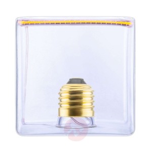 SEGULA LED-Floating-Cube 86 E27 8W przezroczysta