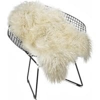 Futro jagnięce Icelandic Curly White 55x100 cm