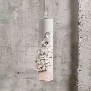 Lampa wisząca LED Capodimonte, ceramika