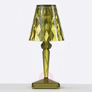 Dekoracyjna lampa stołowa LED Battery IP54 zielona