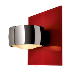 Lampa ścienna GRACE UNLIMITED czerwony chrom