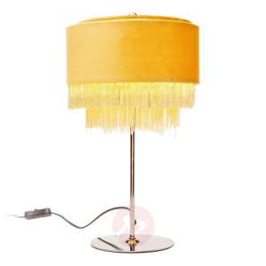 KARE Tassel lampa stołowa żółta