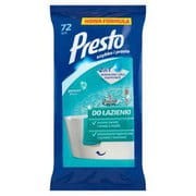 Presto - 2w1 chusteczki czyszczące do łazienki 72 szt.