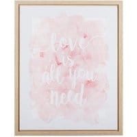 Obraz Love Is All You Need 40x50 cm