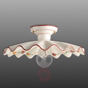 Lampa sufitowa AMETISTA z ceramiki, z odstępem