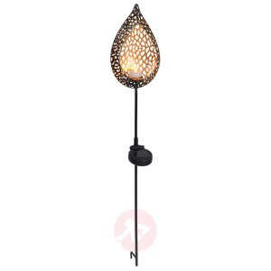 Dekoracyjna solarna lampa LED Shiva, grot ziemny